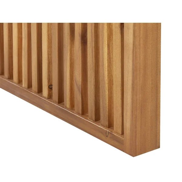 Table de salle à manger de jardin SULZANO 180 cm 90 cm Acacia Marron