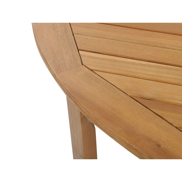 Table de salle à manger de jardin TOLVE 150 cm 150 cm Acacia Marron