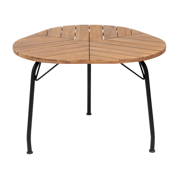 Table de salle à manger de jardin VARENNA 106 cm 103 cm Acacia Marron