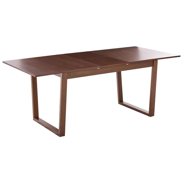 Table de salle à manger extensible CAMDEN Frêne foncé 160/200 cm 95 cm