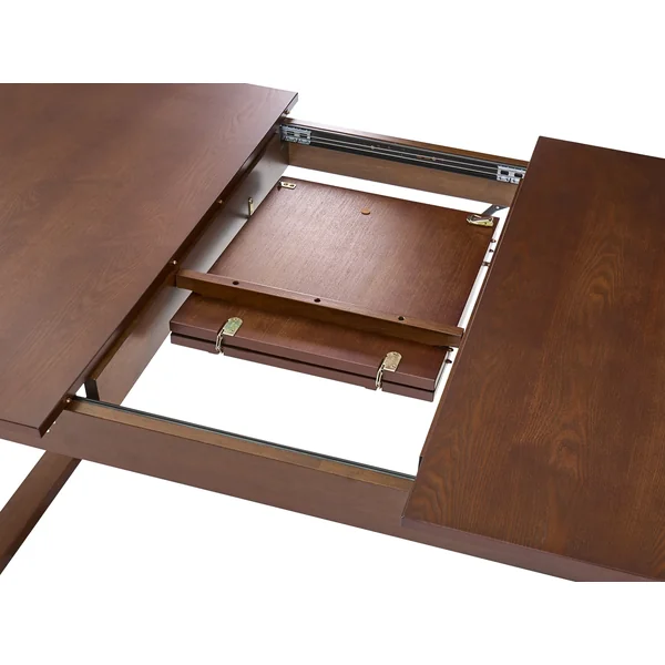 Table de salle à manger extensible CAMDEN Frêne foncé 160/200 cm 95 cm