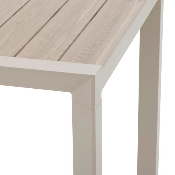 TABLE EVASION FIXE ALUMINIUM LIN ARGILE 6 PLACES