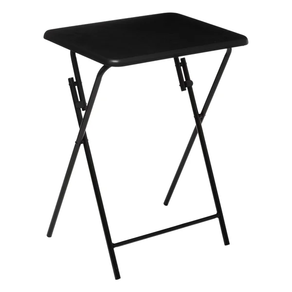 TABLE PLIANTE 48X38CM NOIR H.64CM