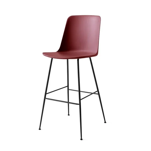 Tabouret haut RELY HW96 Marron rouge AND TRADITION