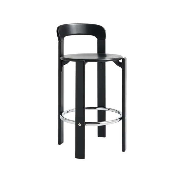 Tabouret haut REY H 65 Noir HAY