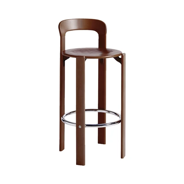 Tabouret haut REY H 75 Marron umber HAY