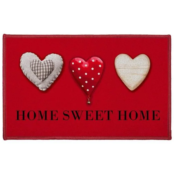 TAPIS DECO 50X80CM IMPRIME HOME PASSION