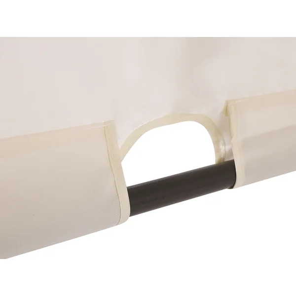 Tonnelle de jardin LED PARGA Métal 310 cm 310 cm Beige