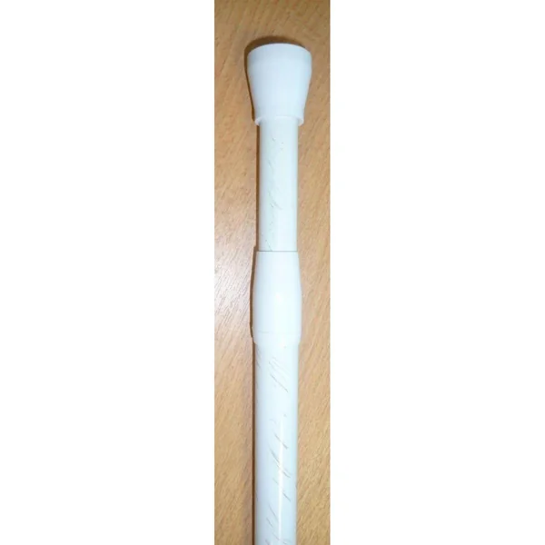 TRINGLE EXTENSI ENTRE MURS D22 110 200CM BLANC ET OR