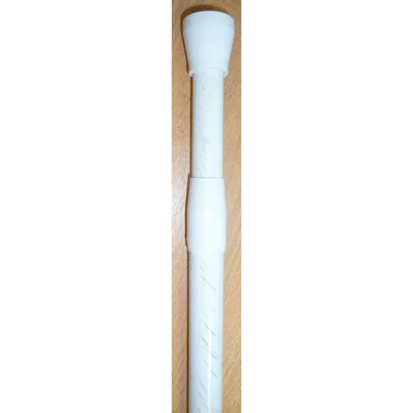 TRINGLE EXTENSI ENTRE MURS D22 70 120CM BLANC ET OR