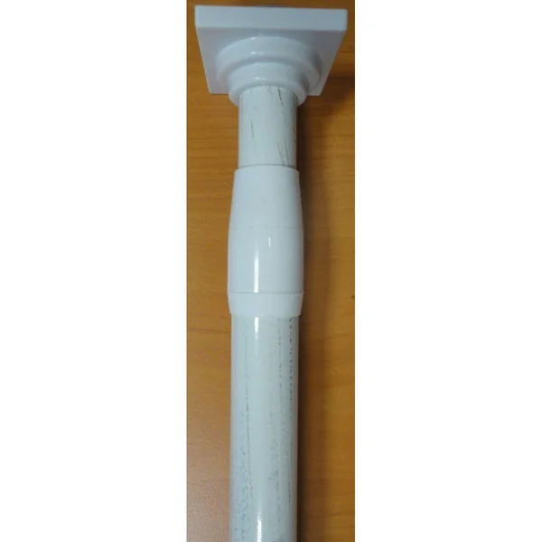 TRINGLE EXTENSIBLE ENTRE MURS D22 110 200CM BLANC ET OR