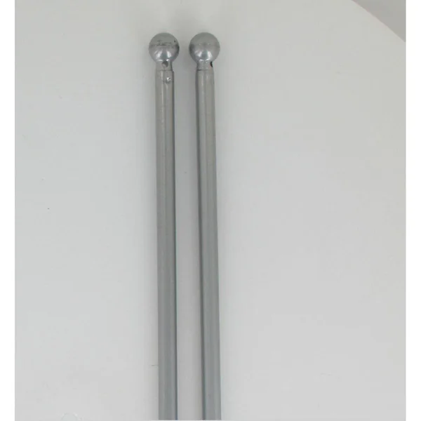 TRINGLE VITRAGE RONDE EXTENSIBLE D7 40 X 60 X 2 ARGENT