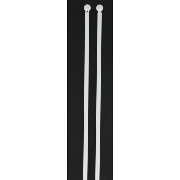 TRINGLE VITRAGE RONDE EXTENSIBLE D7 40 X 60 X 2 BLANC