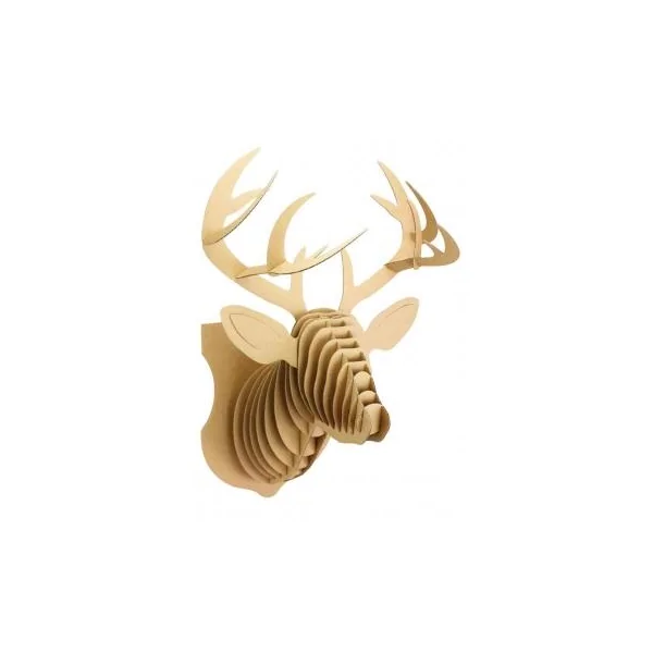 TROPHEE CERF CARTON A ASSEMBLER 31 X 54 X 30 CM