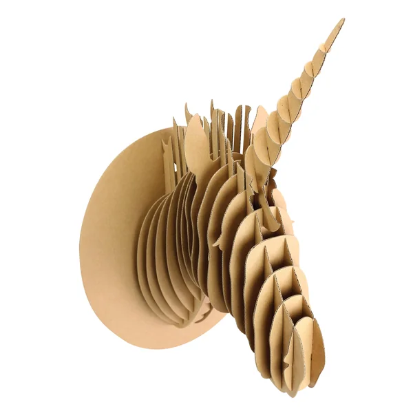 TROPHEE LICORNE CARTON A ASSEMBLER 25 X 40 X 28 CM