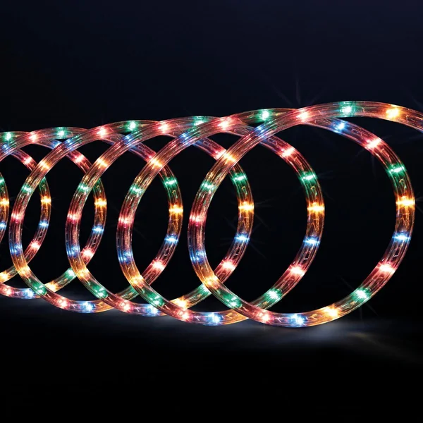 TUBE ELECTRIQUE EXTERIEUR A LEDS 10M MULTICOLORE