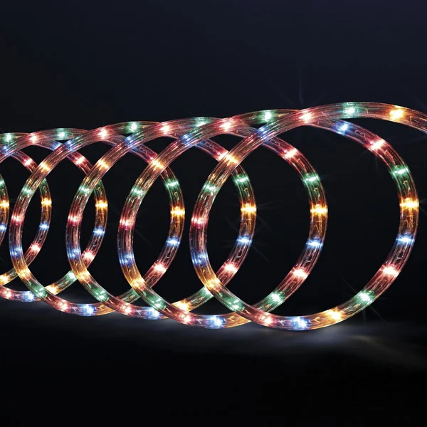 TUBE ELECTRIQUE EXTERIEUR A LEDS 10M MULTICOLORE