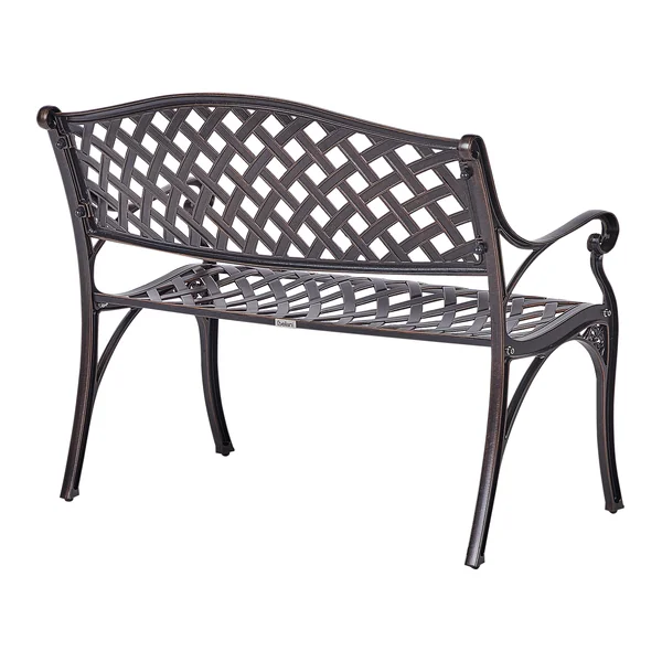 Tuinbank STAGGIA 104 cm Metaal Bruin