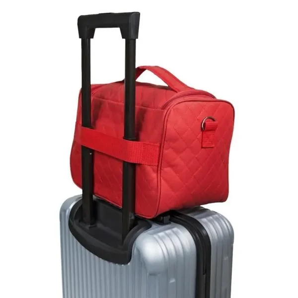 VANITYS TEXTILE MULTIPOCHES ZIPPEES ROUGE PM 14X27X20 CM