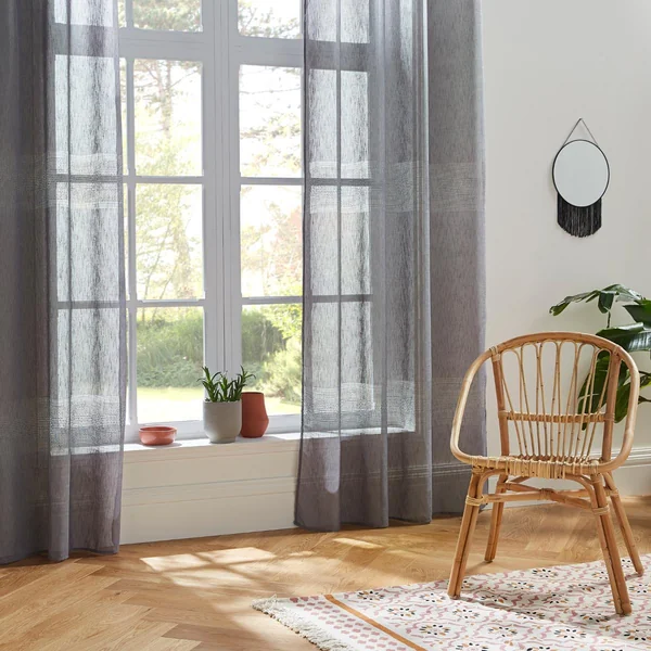 VOILAGE SAB GRIS 140X240CM