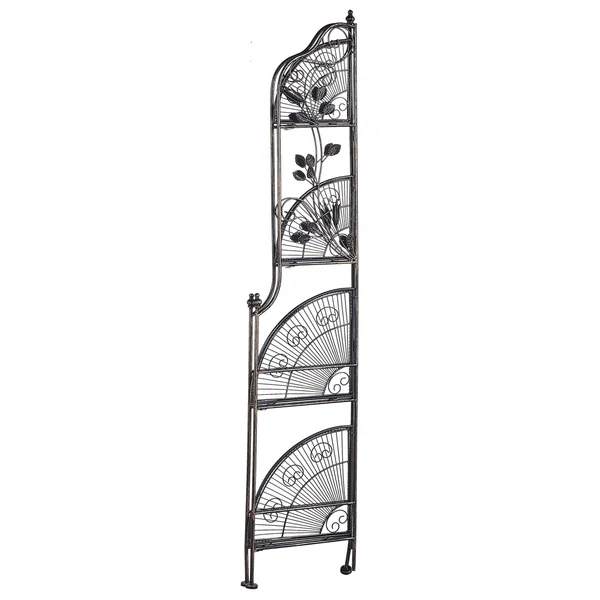 Étagère d'angle SIDERNO Métal 35 cm 35 cm Noir