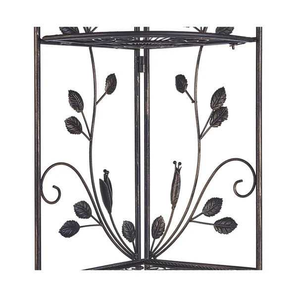 Étagère d'angle SIDERNO Métal 35 cm 35 cm Noir