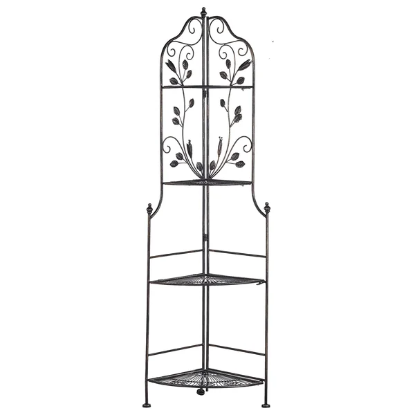 Étagère d'angle SIDERNO Métal 35 cm 35 cm Noir