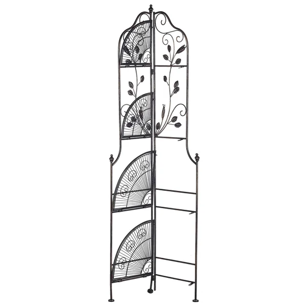 Étagère d'angle SIDERNO Métal 35 cm 35 cm Noir