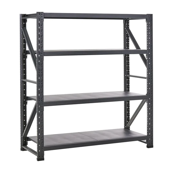 Étagères de garage FIUGGI Métal 200 cm 60 cm Noir