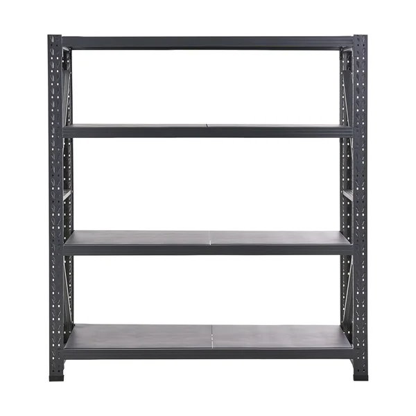 Étagères de garage FIUGGI Métal 200 cm 60 cm Noir