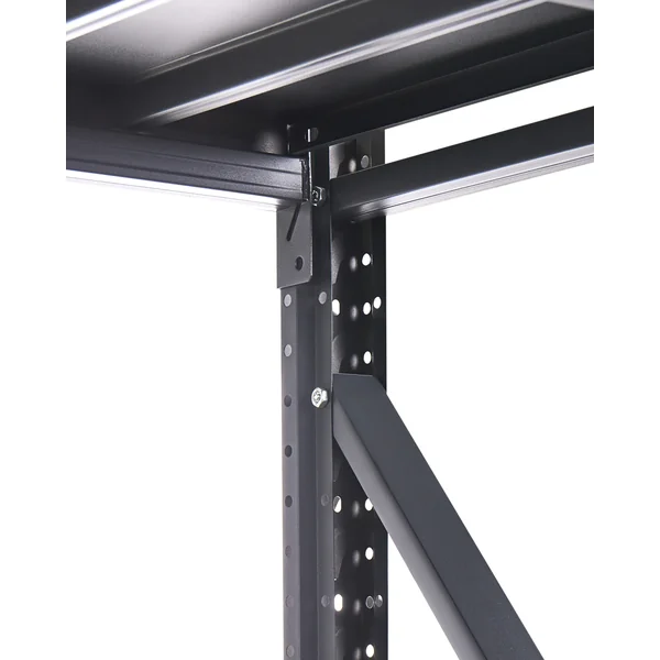 Étagères de garage FIUGGI Métal 200 cm 60 cm Noir