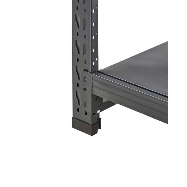 Étagères de garage FIUGGI Métal 200 cm 60 cm Noir